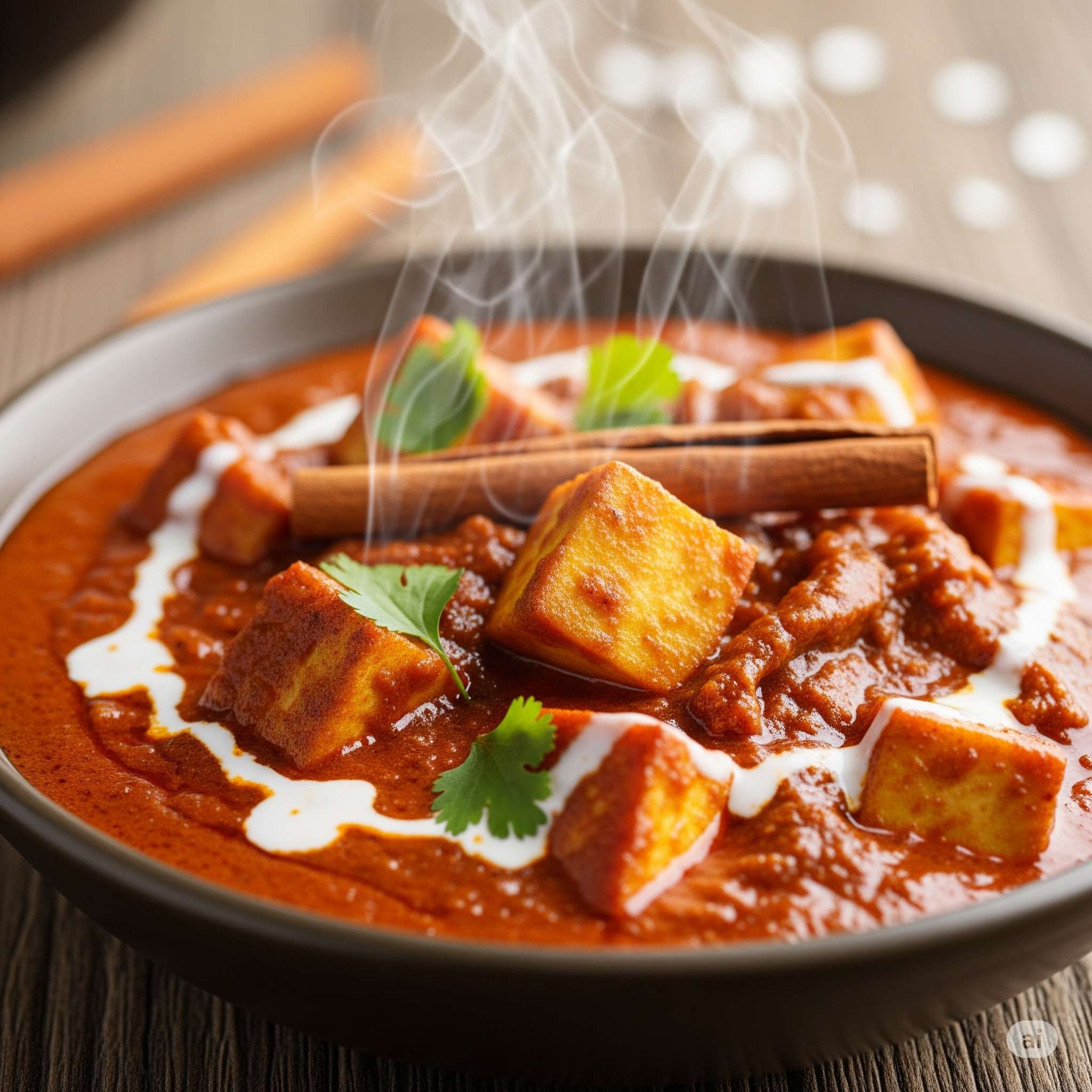 Spiced Tamarind & Coconut Paneer Curry